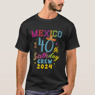 Cancun Mexiko 40:e födelsedag 2024 40-årsjubileum T Shirt