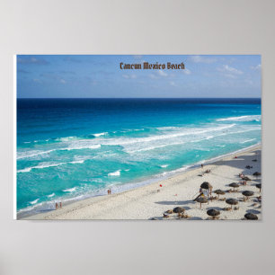 Cancun,Mexiko Beach Poster