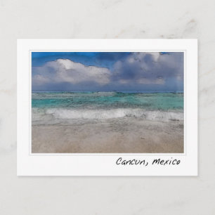 Cancun, Mexiko, Karibiska havet Bas Vykort