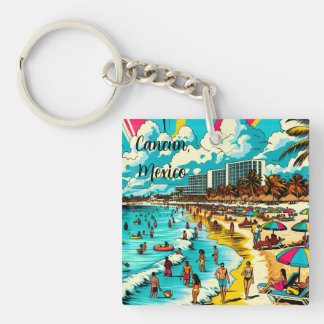 Cancun, Mexiko med pop Art Vibe