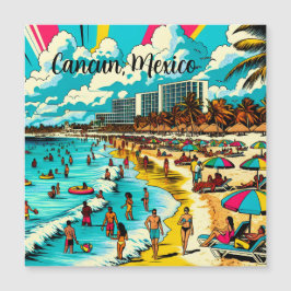 Cancun, Mexiko med pop Art Vibe