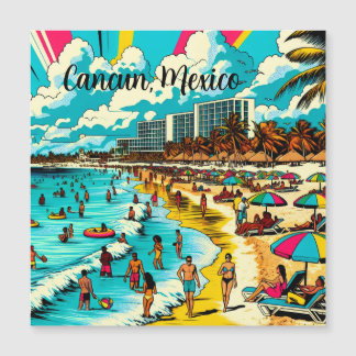 Cancun, Mexiko med pop Art Vibe
