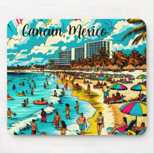 Cancun, Mexiko med pop Art Vibe Musmatta
