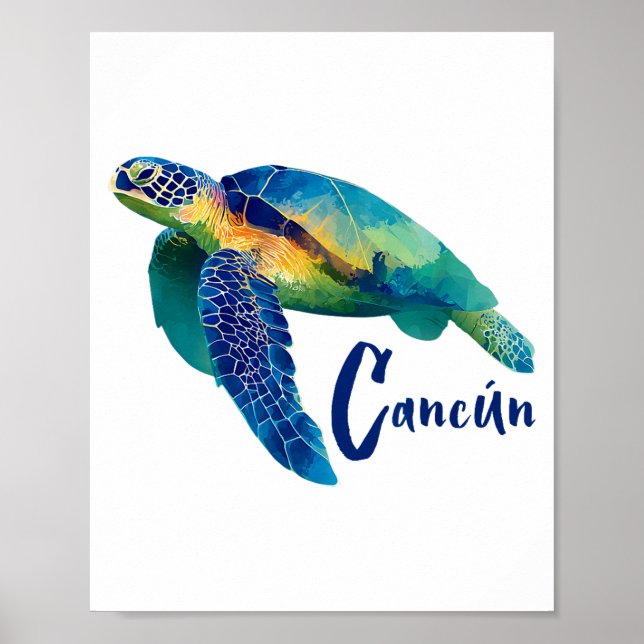Cancún mexiko semester_cancun  poster (Framsidan)