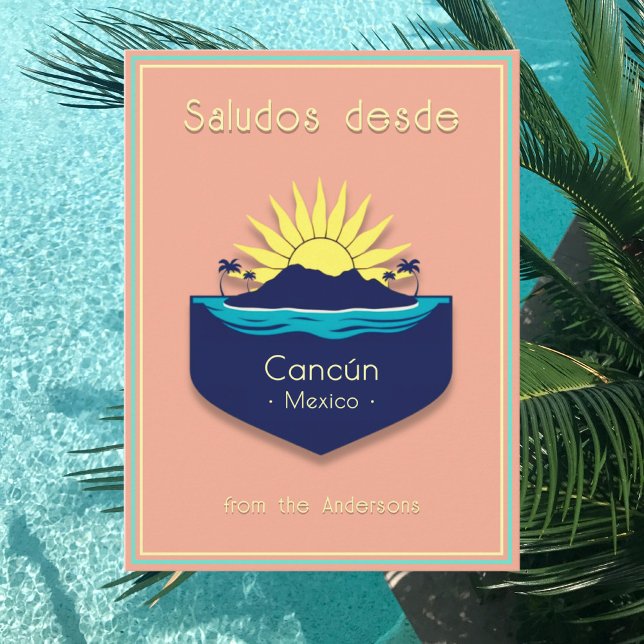 Cancún Mexiko semester vykort (Skapare uppladdad)