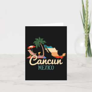Cancun Mexiko Souvenir Tröja Familj Matchande Seme Kort