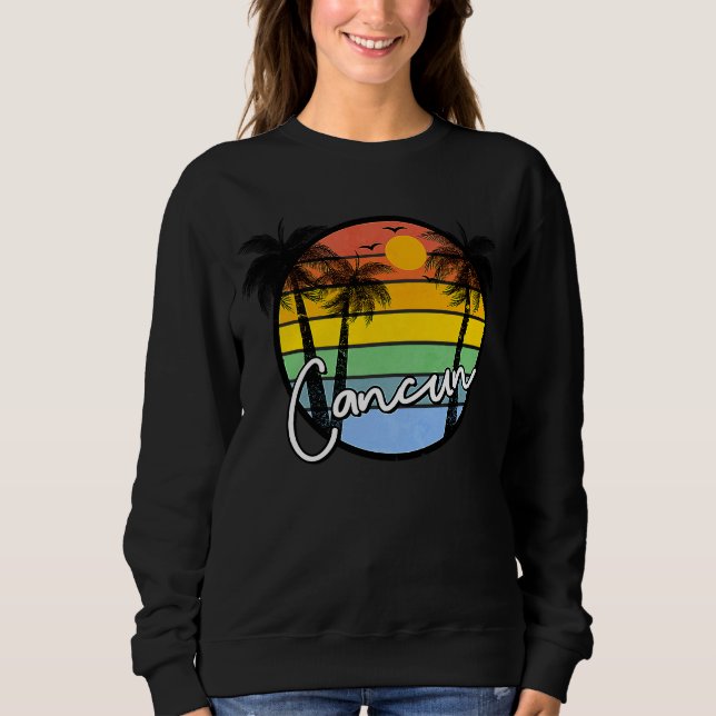 Cancun Mexiko Spring Break 2023 T Shirt (Framsida)