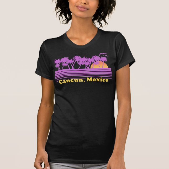 Cancun Mexiko T-shirt (Framsida)
