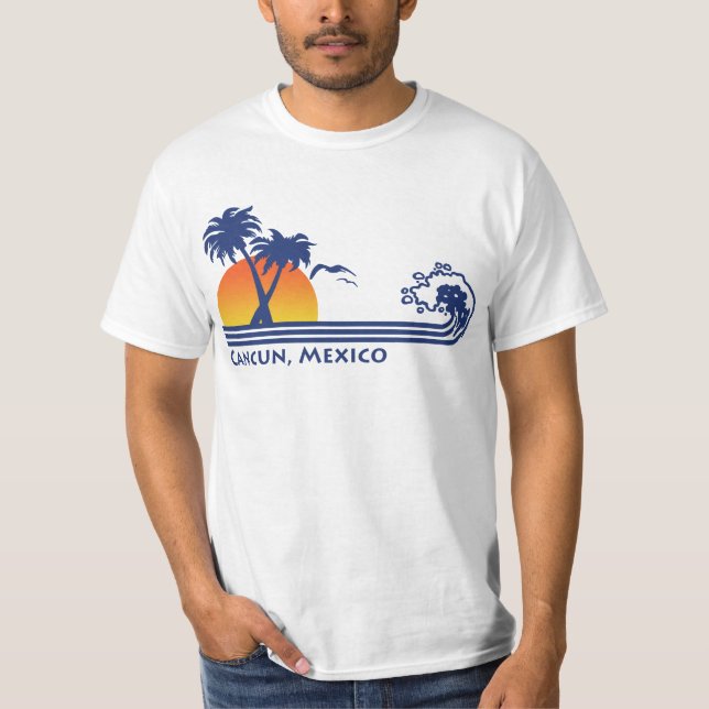 Cancun Mexiko T-shirt (Framsida)