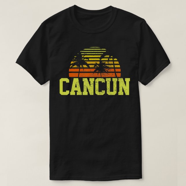 Cancun Mexiko T Shirt (Design framsida)