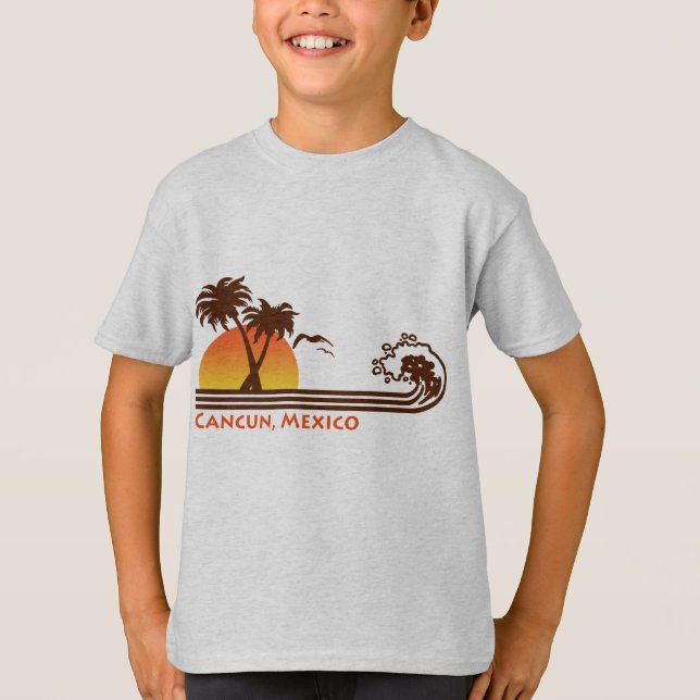 Cancun Mexiko Tee Shirt (Framsida)