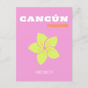 Cancun, Mexiko, Tropical Art, Preppy, Preppy Room Helg Vykort