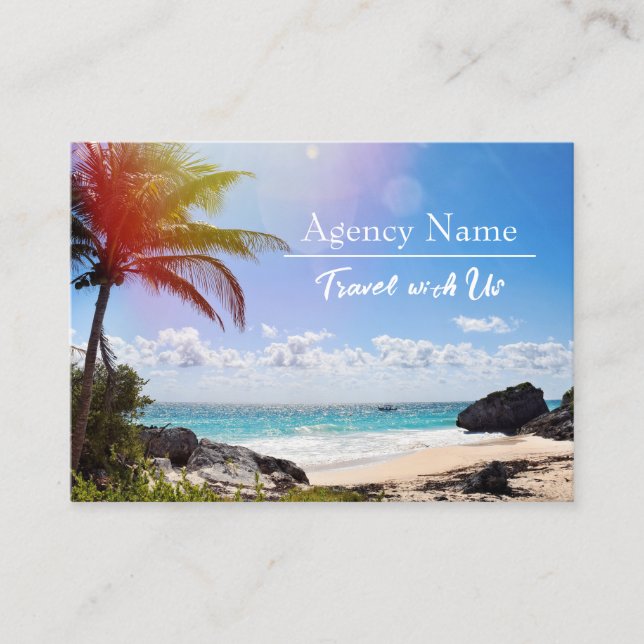 Cancun Mexiko Visitkort (Framsida)