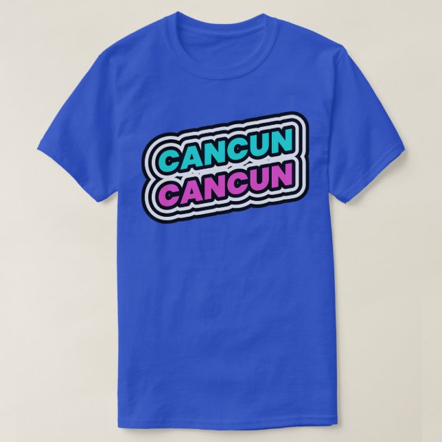 Cancun MX Mexiko T Shirt (Design framsida)