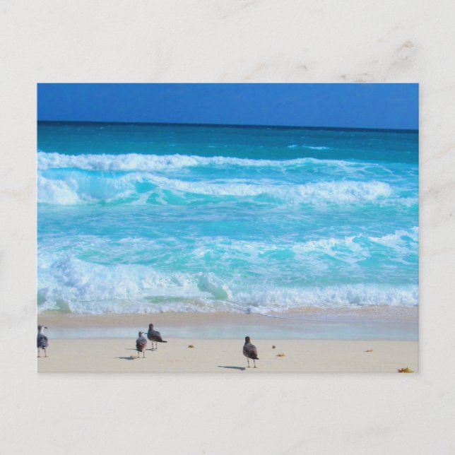 CANCUN OCEAN #2 VYKORT (Framsida)