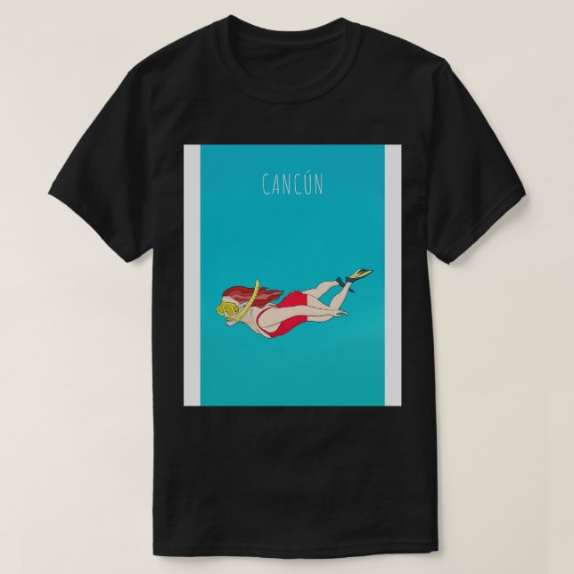 Cancun Quintana Roo Mexiko T Shirt (Design framsida)