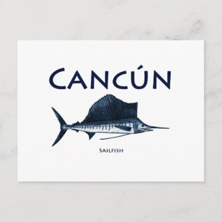 Cancun Sailfish Vykort