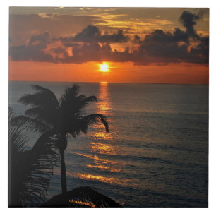Cancun Sunset Kakelplatta