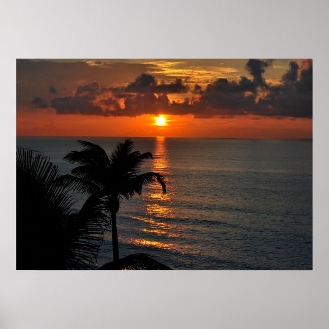 Cancun Sunset Poster (Framsidan)