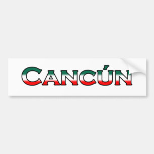 Cancun (textlogotyp) bildekal