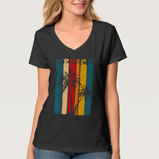 Cancun Tropical Travel mexico T Shirt (Framsida)