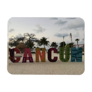 Cancun undertecknar - Playa Delfines, Mexico Magnet