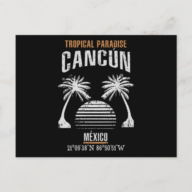 Cancún Vykort (Framsida)