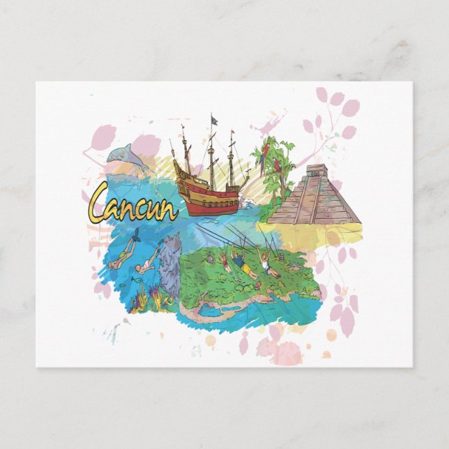 Cancun Vykort (Framsida)