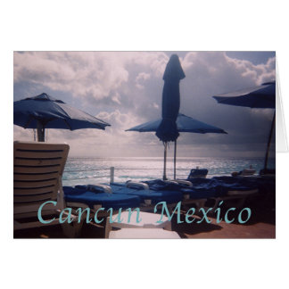 Cancun Warm Romantic Sunset Hälsningskort