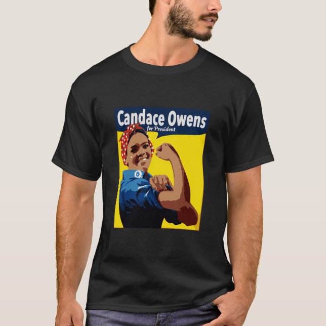 Candace Owens till president 2024 T Shirt (Framsida)