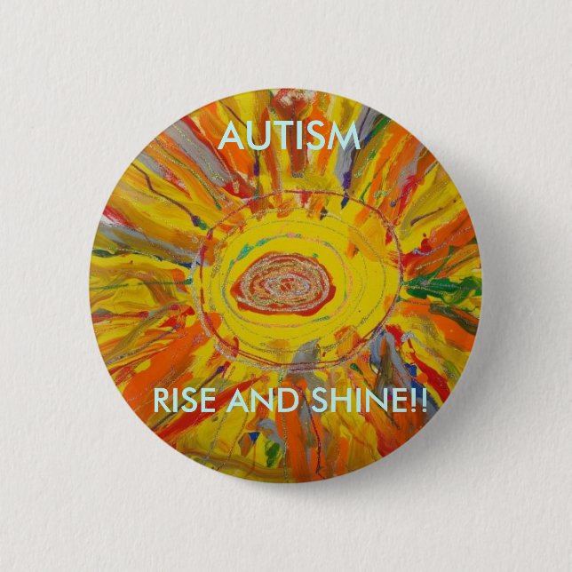 Candaces Autismkonst knäppas Knapp (Framsida)