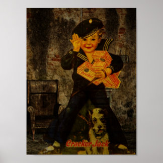 Canded Popcorn Advertising Poster