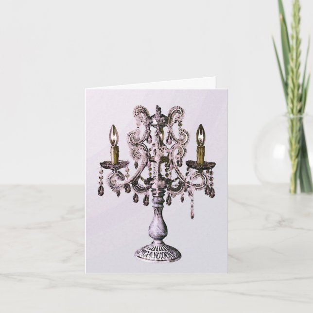 Candelabra ~ Card Helgkort (Framsida)