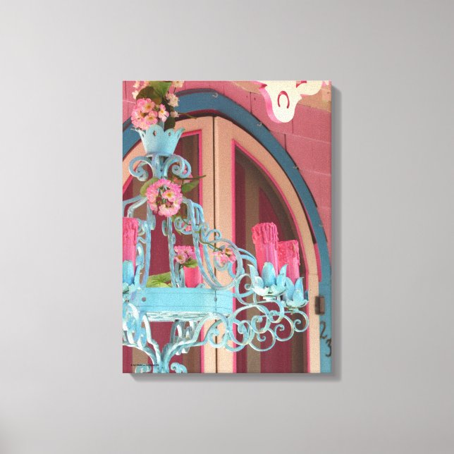 Candelabra och Rosa - Martha's Vineyard Canvastryck (Framsida)