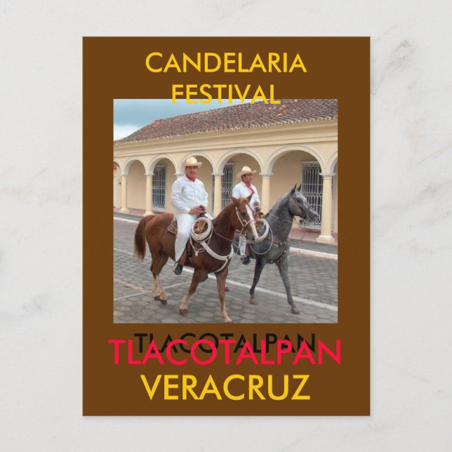 CANDELARIA FESTIVAL VYKORT (Framsida)