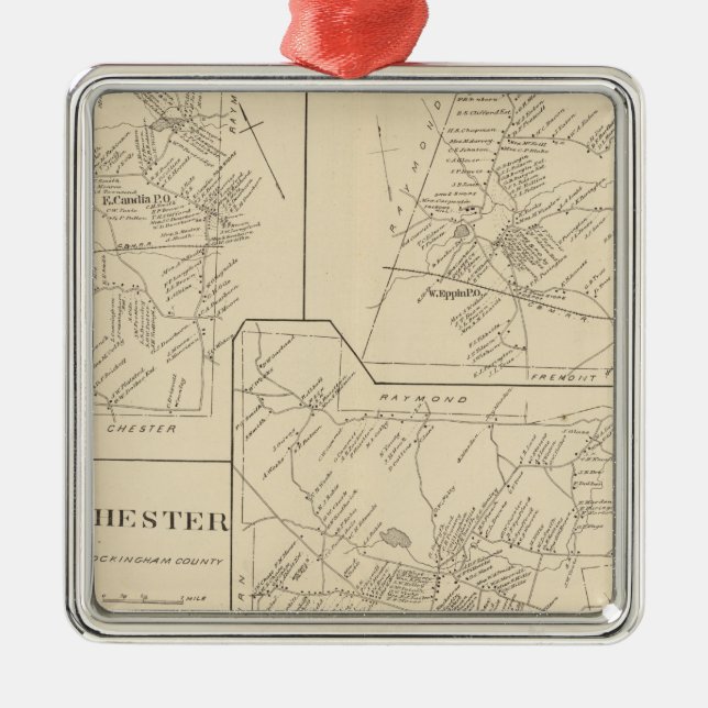 Candia Epping Julgransprydnad Metall (Framsidan)