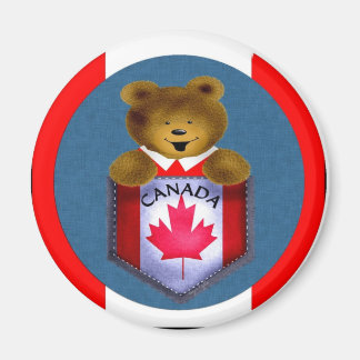 Candian Pocket Bear Magnet