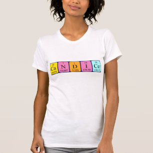Candice Periodisk skjorta bord namn T-shirt