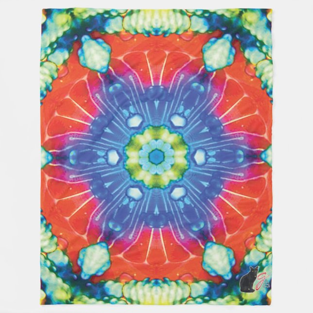 Candied Kaleidoscope Fleecefilt (Framsidan)