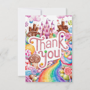 Candies Scoops Candyland tack du kort