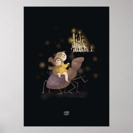 CANDLE BEETLE av Alexandra Dikaia Poster