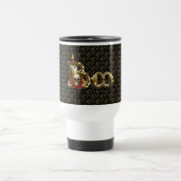 Candle Boo Halloween Mugg