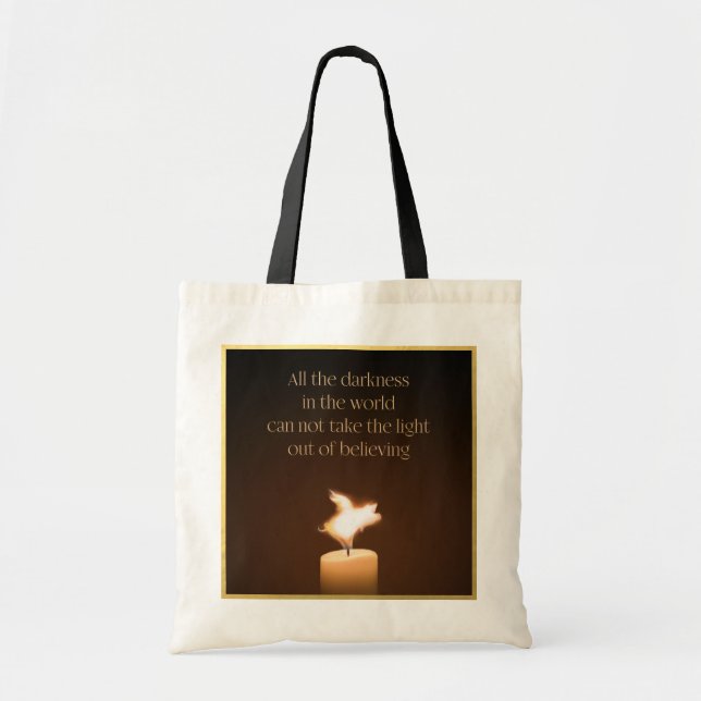 Candle Flame med flygande Gris Tygkasse (Framsidan)