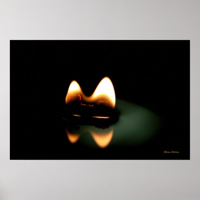 Candle Flame Poster (Framsidan)