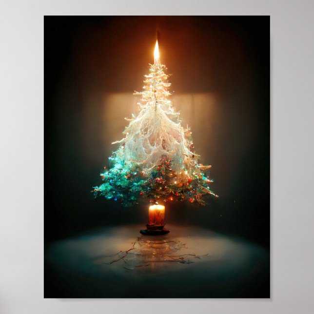 Candle Julgran Poster (Framsidan)