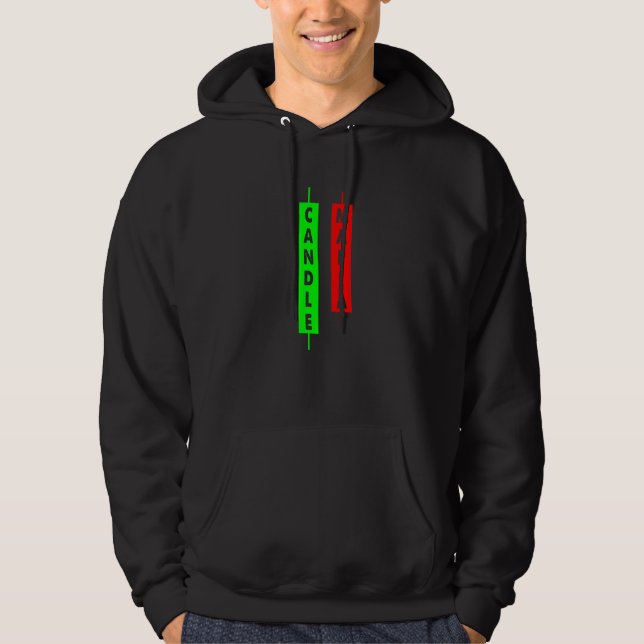 Candle Mafia Crypto Trader Cryptocurrency Bitcoin Hoodie (Framsida)