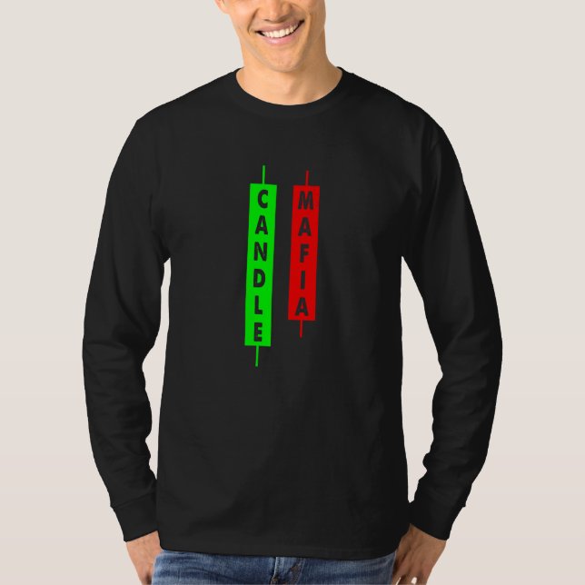 Candle Mafia Crypto Trader Cryptocurrency Bitcoin T Shirt (Framsida)