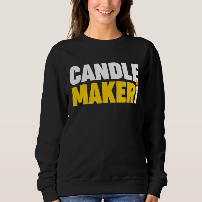 Candle Maker  Candle Making T Shirt (Framsida)