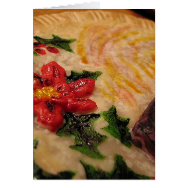 Candle Paj Hälsningskort (Framsidan)