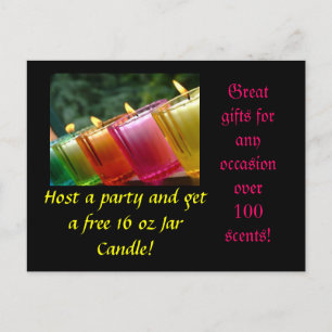 Candle Party Värdinna kort
